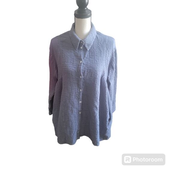 Zara Shirt Dress with Pockets. Size XL. - Picture 4 of 13
